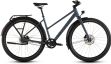 Das Editor Pro FE von Cube, Modelljahr 2026, in der Farbe mineralblue´n´chrome mit Trapeze-Rahmen