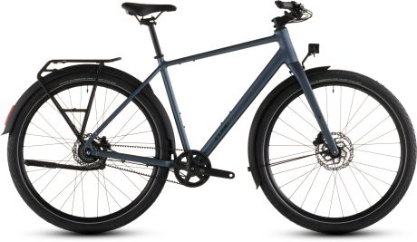 Das Editor Pro FE von Cube, Modelljahr 2026, in der Farbe mineralblue´n´chrome