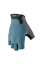 Die Handschuhe CMPT Comfort Kurzfinger von Cube, in der Farbe blau (Ansicht des Handrückens)