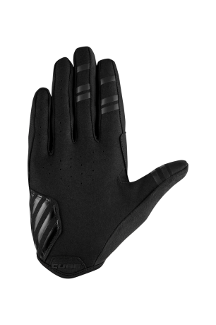 Die Handschuhe Gravity Langfinger von Cube, in der Farbe schwarz (Ansicht der Handinnenfläche)
