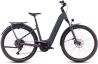 Das CUBE KATHMANDU HYBRID ONE 800 mit Easy Entry Rahmen, Modelljahr 2025, in der Farbe shadowgrey bei Hilmers in Freiburg