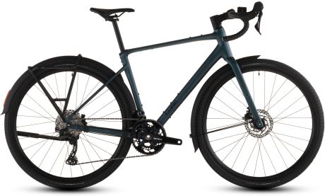 Das Nuroad Race FE von Cube, in der Farbe royalgreen´n´black.