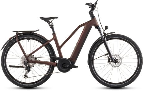 Das Kathmandu Kathmandu Hybrid Pro 800 von Cube mit Trapez-Rahmen, Modelljahr 2026, in der Farbe sunglow